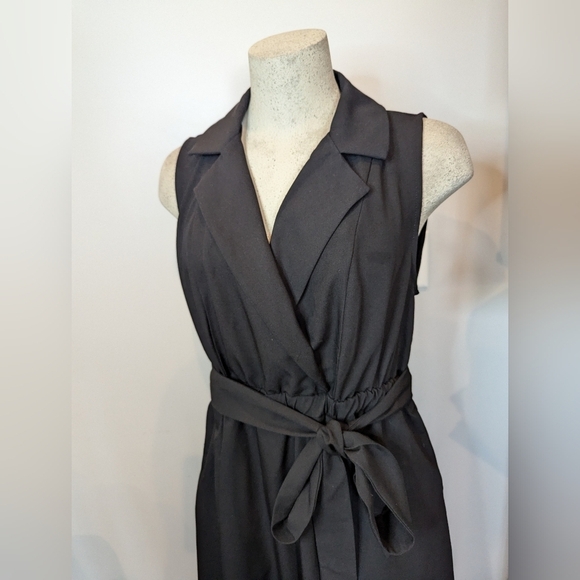 NWT Torrid black Midi Shirtdress with tie waist 0x, 12 - Picture 13 of 17